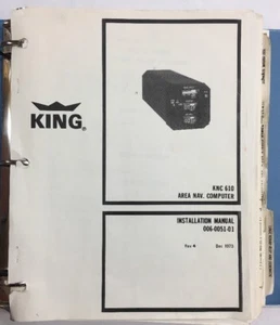 Manual de instalación King KNC 610 RNAV - Imagen 1 de 12