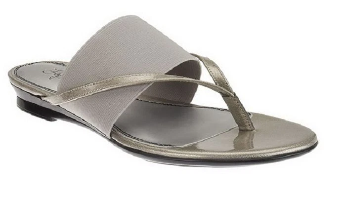 LifeStride Nitro Thong Sandals with Elastic Band, Graphite, Size 6.5M - Изображение 1 из 1