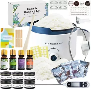 Soy Candle Making Kit for Adults, 2lbs Candle Wax for Candle Making, Wax Melts - Picture 1 of 7