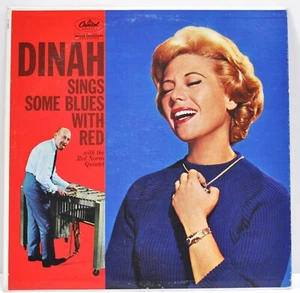 DINAH SHORE "Dinah Sings Some Blues With Red" 1960 Vinyl LP Capitol T-1354 - Picture 1 of 6