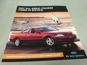 Feb 2002 FORD FALCON AU UTE Series 3 Australian Sales Leaflet - Bild 1 von 2