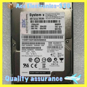 IBM 00AJ082 00AJ085 00AJ081 300GB 15K 6GBPS SAS 2.5" X3650 M5/X6 Hard Drive - Picture 1 of 5