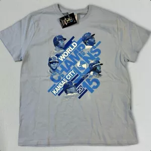 Kansas City Royals World Series Championship T-Shirt Women's Large BRAND NEW!!! - Picture 1 of 8