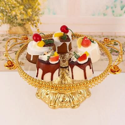 Creative Fruit Plate Food Desserts Organizer Round Multifunction Glass Plate for - Image 1 of 4