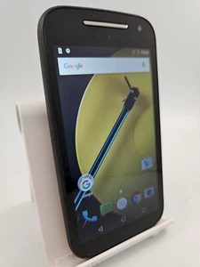 Motorola Moto E 2nd Gen Black Unlocked 8GB 1GB RAM 4.5" Android Smartphone - Picture 1 of 14