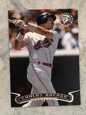 1996 Topps Stadium Club Carlos Baerga Gold Foil #331 Cleveland Indians Baseball