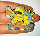 Super Mario Kart Barney  Springfield Mashup Pin Badge, Cartoon, Enamel, Kids