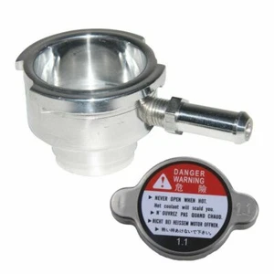 Universal Weld On Radiator Filler Neck Billet Aluminum tank 1.1bar Cap - Picture 1 of 6