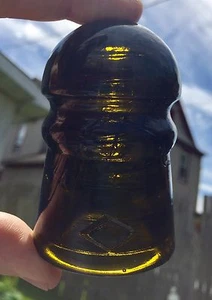 Olive Green Pony Insulator Look @ This Shiney Jewel! CD102 - Picture 1 of 6