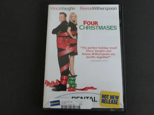 FOUR CHRISTMASES (BLOCKBUSTER, DVD) VINCE VAUGHN, REESE WITHERSPOON - Picture 1 of 3