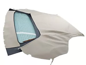 Fits: Ford Thunderbird 2000-05 Soft Top W/ Heated Glass Window Haartz TAN Canvas - Picture 1 of 4