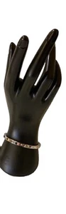Kate Spade Set in Stone Hinged Bangle Silver with Crystal Accents As Is Read - Picture 1 of 7