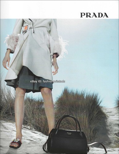 PRADA ANNUNCIO STAMPA 5 pagine primavera 2017 AMANDA MURPHY gambe donna caviglie piedi