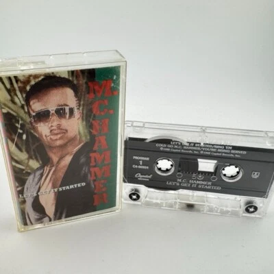 M.C. HAMMER Let's Get It Started C4 90924 Cassette Tape TESTED - Image 1 of 2