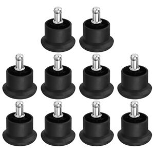  10 Pcs Chair Fixed Foot Pad Office Rolling Accessories Casters