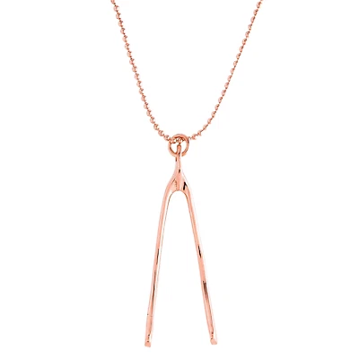 Marc Jacobs RARE wishbone necklace in Rose Gold - BRAND NEW - Image 1 of 3