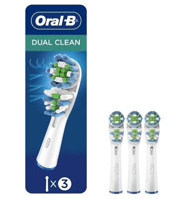Braun Oral-B Dual Clean Elektrische Zahnbürste Ersatzbürstenköpfe Quanty auswählen