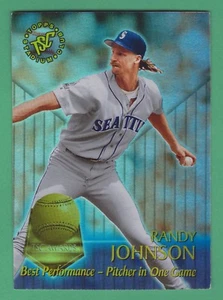 1996 Topps Stadium Club Awards migliore performance Randy Johnson Mariners #9 (KCR) - Foto 1 di 2