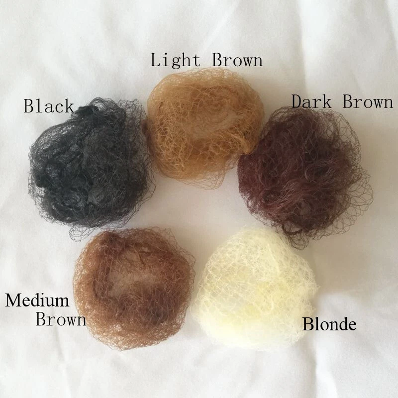 Pack of 3 Black Brown Blonde Hair Bun Nets Dancewear Equestrian Sport Cooking - Image 1 of 4