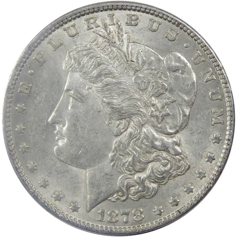 1878 7TF Rev 78 Morgan Dollar XF EF Extremely Fine 90% Silver $1 US Coin Cover