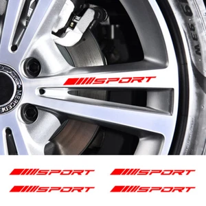 4 Piezas Pegatinas Coche Llantas Deportes Carreras Calcomanía Decorativa Estilo SUV - Imagen 1 de 16