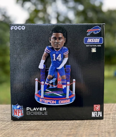 Stefon Diggs Buffalo Bills Endzone Dance Bobblehead BRAND NEW ORIG FOCO BOX NIB Cover