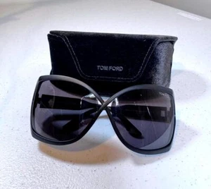 Tom Ford Oversized Sonnenbrille mit Etui - Bild 1 von 2