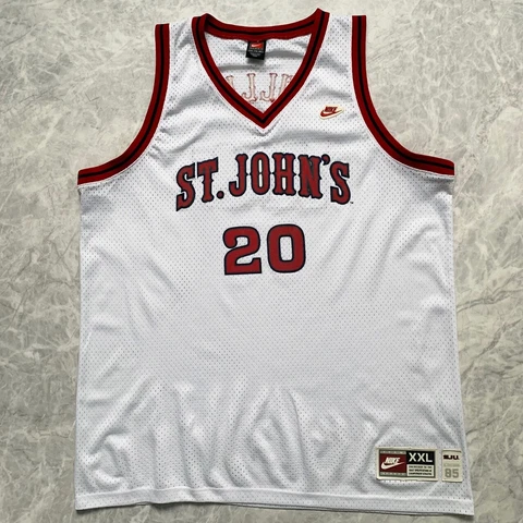 VTG 90s NCAA NIKE ST.JOHN'S RED STORM MULLIN SWINGMAN JERSEY SIZE XXL 2XL Cover