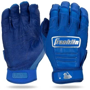 Franklin Sports MLB CFX Pro Baseball Batting Gloves - Chrome Royal - Adult - Picture 1 of 7