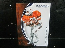 2016 Panini Immaculate Collegiate BLUE FOIL /10 Earl Campbell #24 HOF