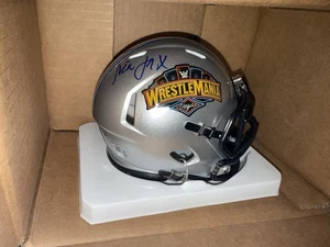 Nia Jax Signed Auto Autograph WrestleMania 41 WWE Mini Helmet Fanatics COA #/10 - Picture 1 of 5
