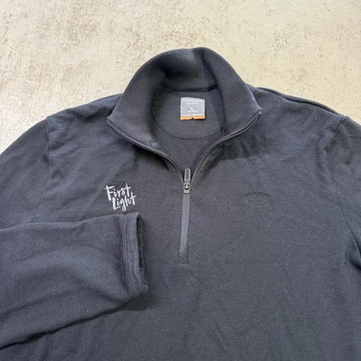 Icebreaker Original 320 Mens Large Half Zip Sweater Merino Wool Base Layer Top - Image 1 of 4