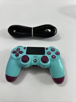 Controlador inalámbrico Sony PS4 Dualshock 4 azul baya verde azulado y púrpura Foto 1 de 4