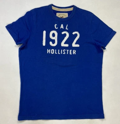 Hollister Cal 1922 Graphic T-shirt Men Medium Blue Short Sleeve - Image 1 of 4