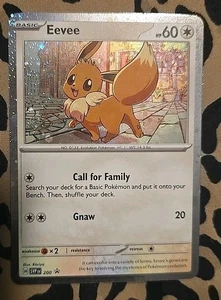 Pokemon TCG Destined Rivals - Eevee SVP 200 Checklane Blister Promo - Cosmo Holo - Bild 1 von 2