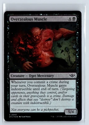 (2x FOIL) Overzealous Muscle Outlaws of Thunder Junction – MTG Magic the Gatheri - Image 1 of 4