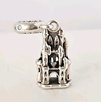 Genuine Pandora Bracelet Charm - Regal Castle Dangle Charm S925 ALE - Image 1 of 4