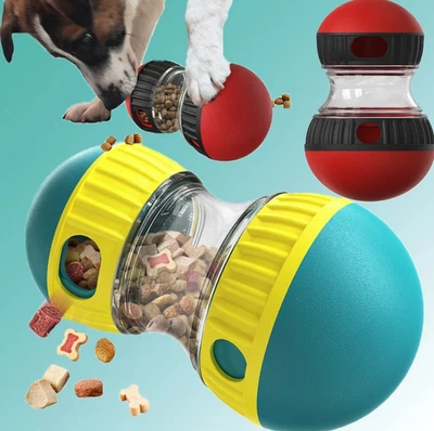 1pc Pet Slow Feeder Food Dispensing Ball Puppy Toy for Small & Medium Dogs - NEW - Image 1 of 4