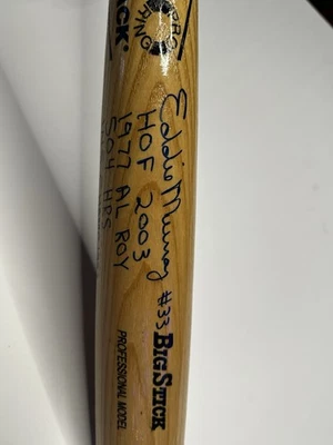 Eddie Murray Auto Signed Adirondack Bat PSA COA 504 HR Multiple Inscriptions - Image 1 of 4
