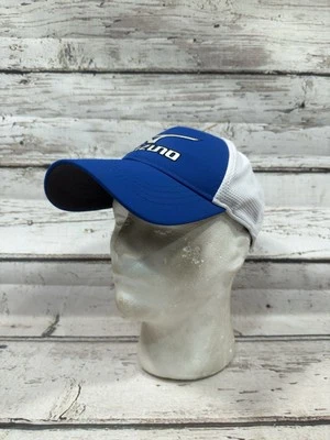 Gorra de béisbol ajustada para hombre Mizuno Performance Wear Ahead azul/blanco - talla S/M Foto 1 de 4