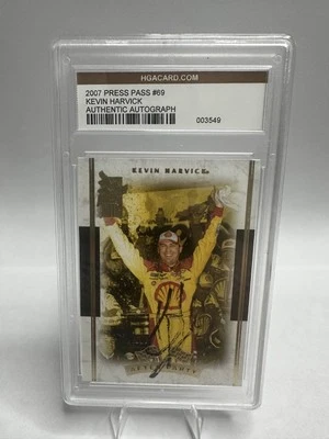 Kevin Harvick 2007 Press Pass #69 Autograph - Image 1 of 2