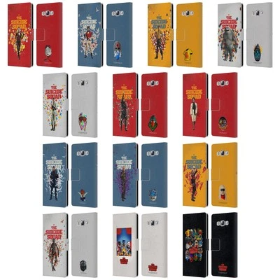 THE SUICIDE SQUAD 2021 CHARACTER POSTER LEATHER BOOK CASE FOR SAMSUNG PHONES 3 - Image 1 of 4