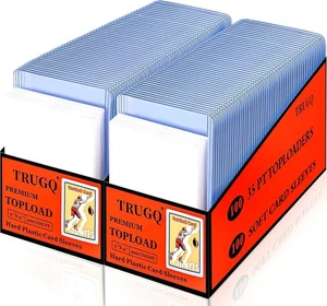 400 Card Sleeves Top Loads for Cards,3"X4"Baseball Card Protectors,Toploaders Ha - Picture 1 of 7