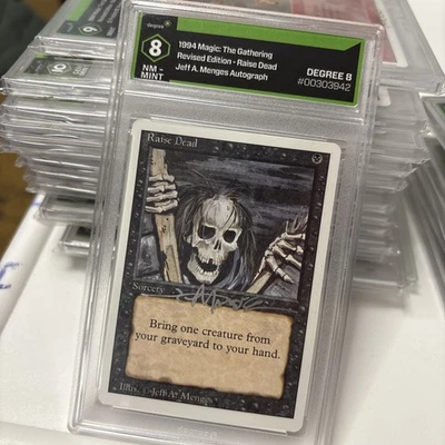 1994 MTG 8 Raise Dead revised addition signed by Jeff Menges - Image 1 of 4