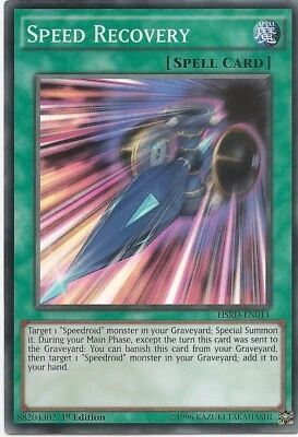 Speed Recovery HSRD-EN011 Super Rare Yu-Gi-Oh Card 1st Edition New - Image 1 of 3