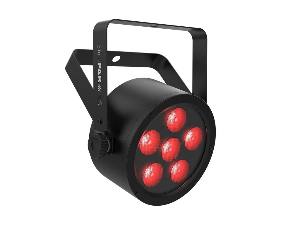 Chauvet SlimPAR H6 ILS PAR Can with 6-in-1 LED RGBAW-UV 6x8W LEDs stage theatre - Image 1 of 1
