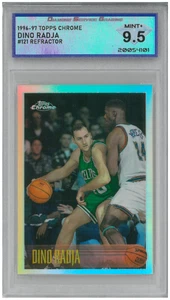 1996-97 Topps Chrome DINO RADJA #121 Refractor ๐ DSG 9.5 Mint+ - Picture 1 of 2