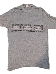 Duran Duran Vintage 1987 Strange Behaviour Tour Shirt New Wave Synthpop Größe S - Bild 1 von 7