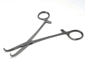 MIXTER Forceps Full Curved 5.5" SERRATED Surgical Instruments German Stainless - Picture 1 of 3