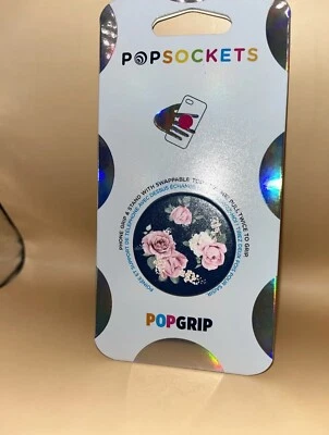 PopSockets PopGrip Cell Phone Grip Stand Vintage Roses - Image 1 of 3